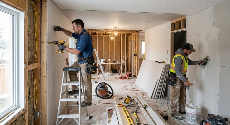 Wall Drywalling