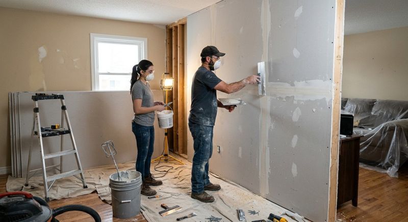 Drywall Finishing Service in Olathe, KS