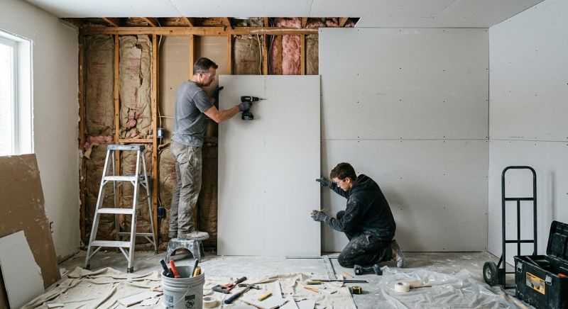 Drywall Replacement in Overland Park, KS