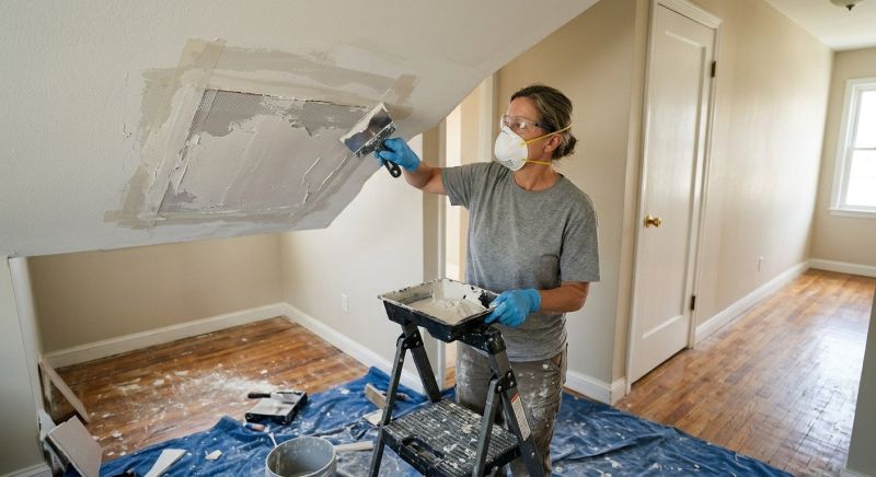 Garage Drywall Repair in Wilmington, NC