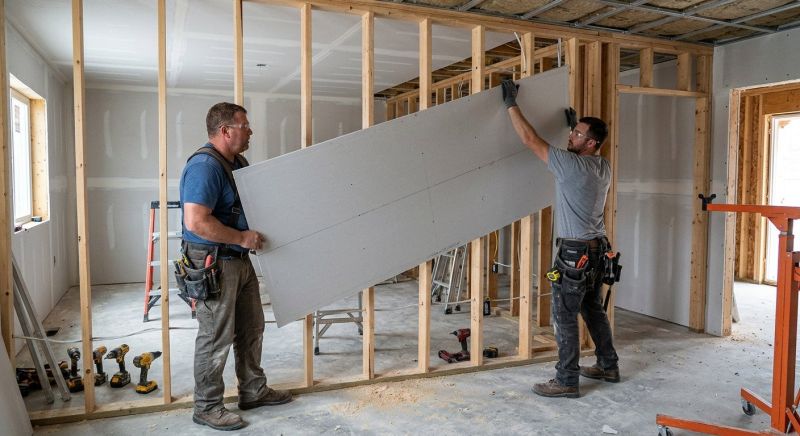 Garage Wallboard Installation in Olathe, KS